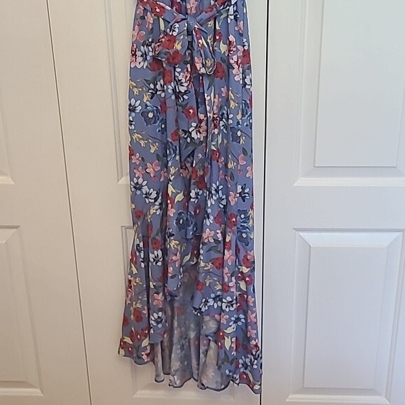 Parker Floral Wrap Hi-Lo Dress Size XS - Picture 4 of 13